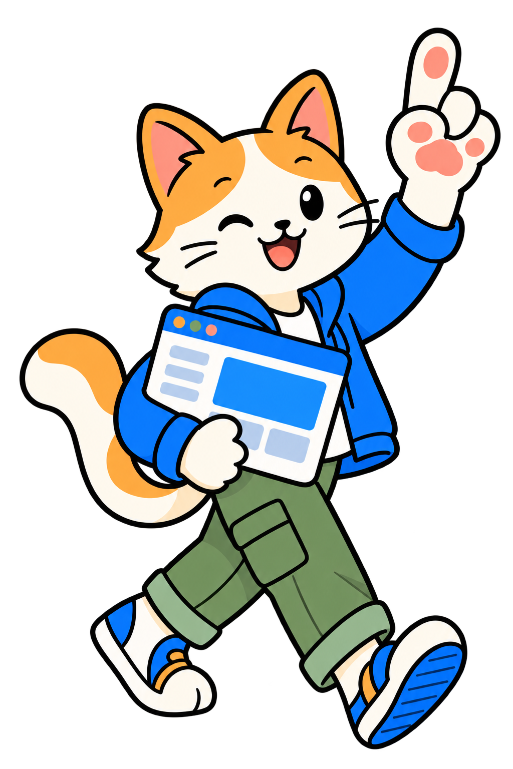 KookiTech cat mascot